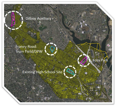 Possible Somerville High School locations